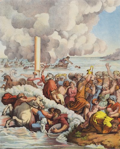 The Crossing of the Red Sea by Raffaello Sanzio Raphael